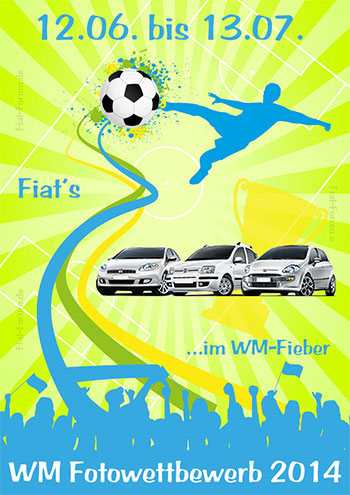 WM Fotowettbewerb 2014: Fiat im WM-Fieber